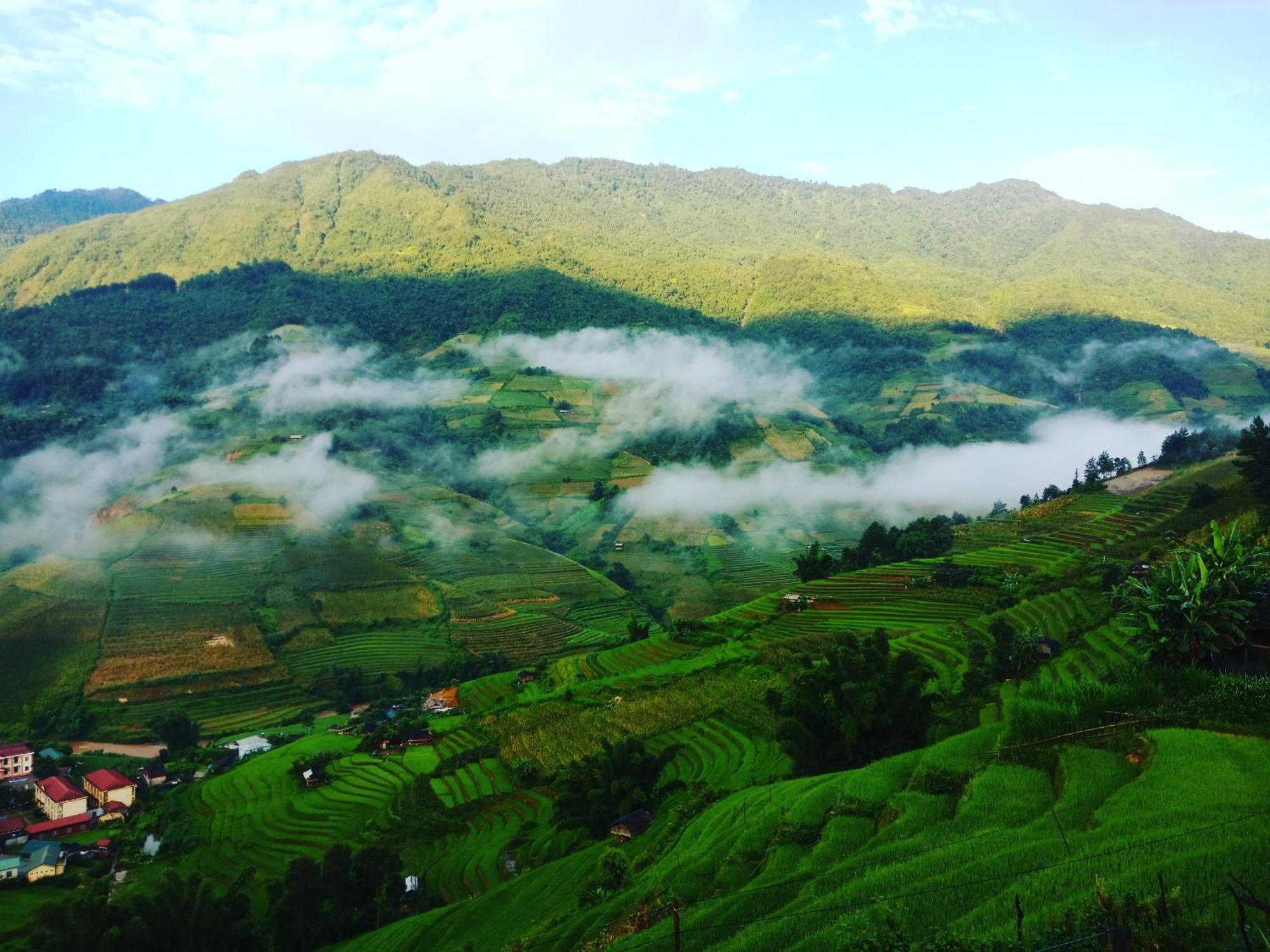Mu Cang Chai Big View Homestay, Tour & Vegetarian Zewnętrze zdjęcie