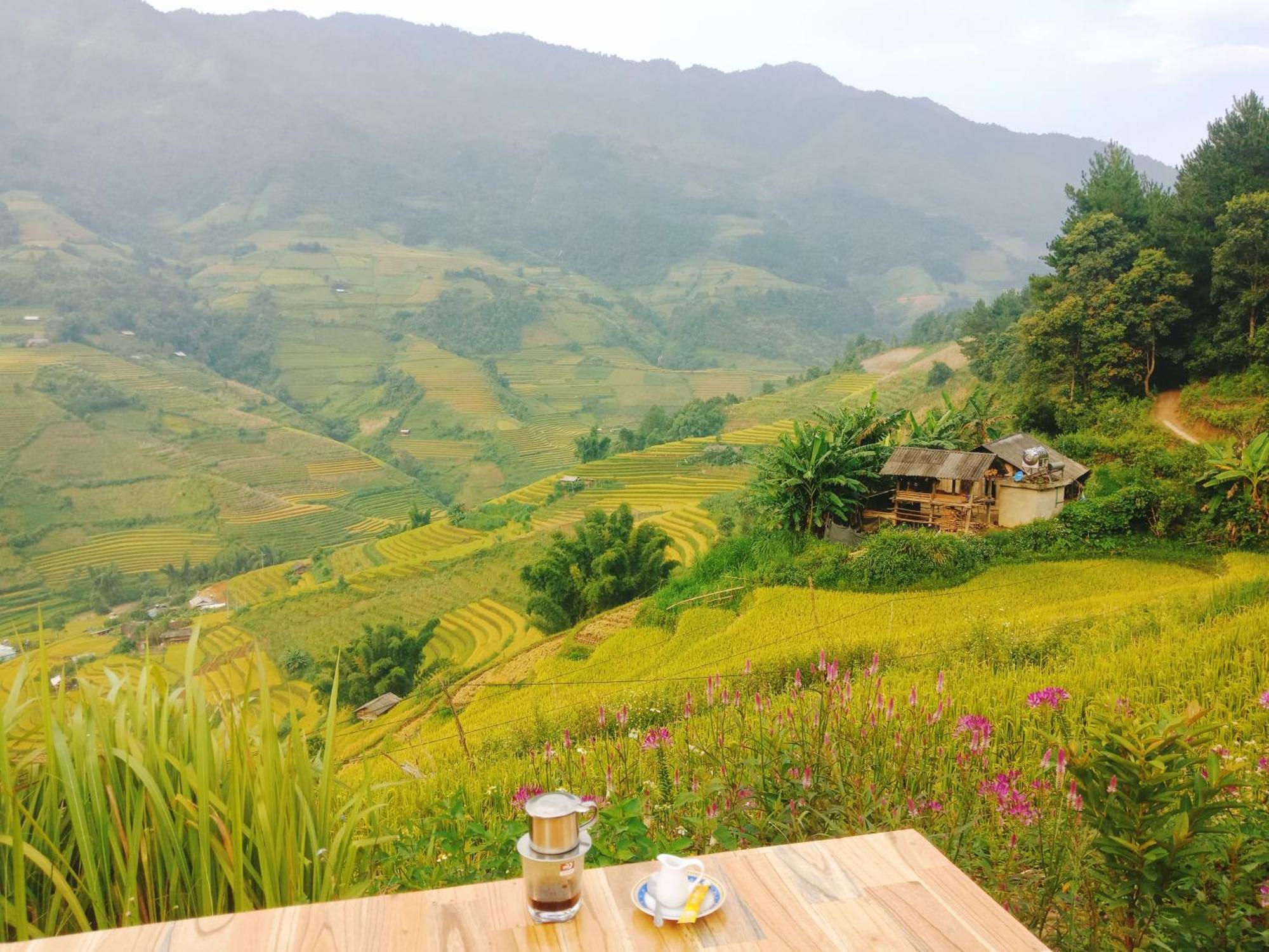 Mu Cang Chai Big View Homestay, Tour & Vegetarian Zewnętrze zdjęcie