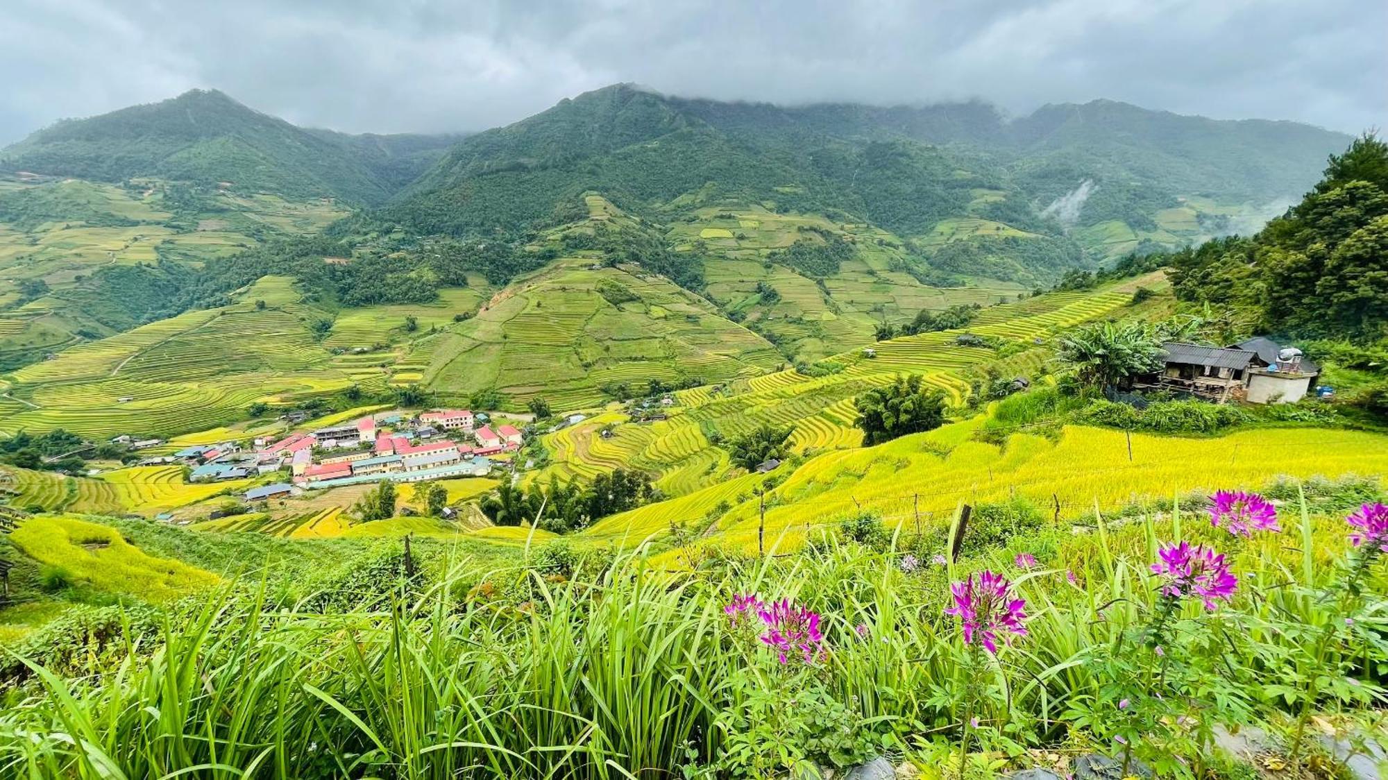 Mu Cang Chai Big View Homestay, Tour & Vegetarian Zewnętrze zdjęcie